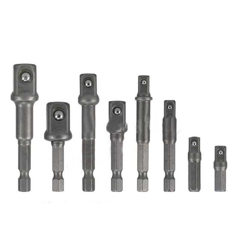 Bộ 8 thanh Lục Giác Mở Rộng Gắn Đầu Máy Khoan Bắt Vít 1/4&quot; 3/8&quot; 1/2&quot;