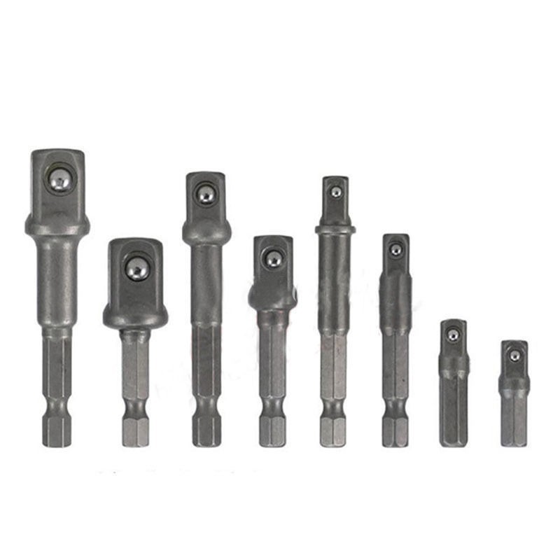 Bộ 8 thanh Lục Giác Mở Rộng Gắn Đầu Máy Khoan Bắt Vít 1/4" 3/8" 1/2"