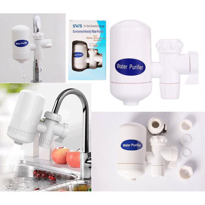 Vòi lọc nước trực tiếp, Đầu lọc nước tại vòi Water Purifier có thể lắp được tất cả các loại vòi sử dụng trong gia đình