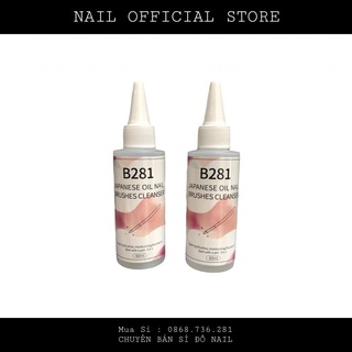 Nước rửa cọ b281 60ml chính hãng , dầu rửa cọ , tiện lợi dễ sử dụng