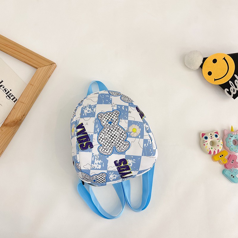 Balo mẫu gấu dành cho bé siêu cute, họa tiết nổi bật phong cách Hàn Quốc (9761)