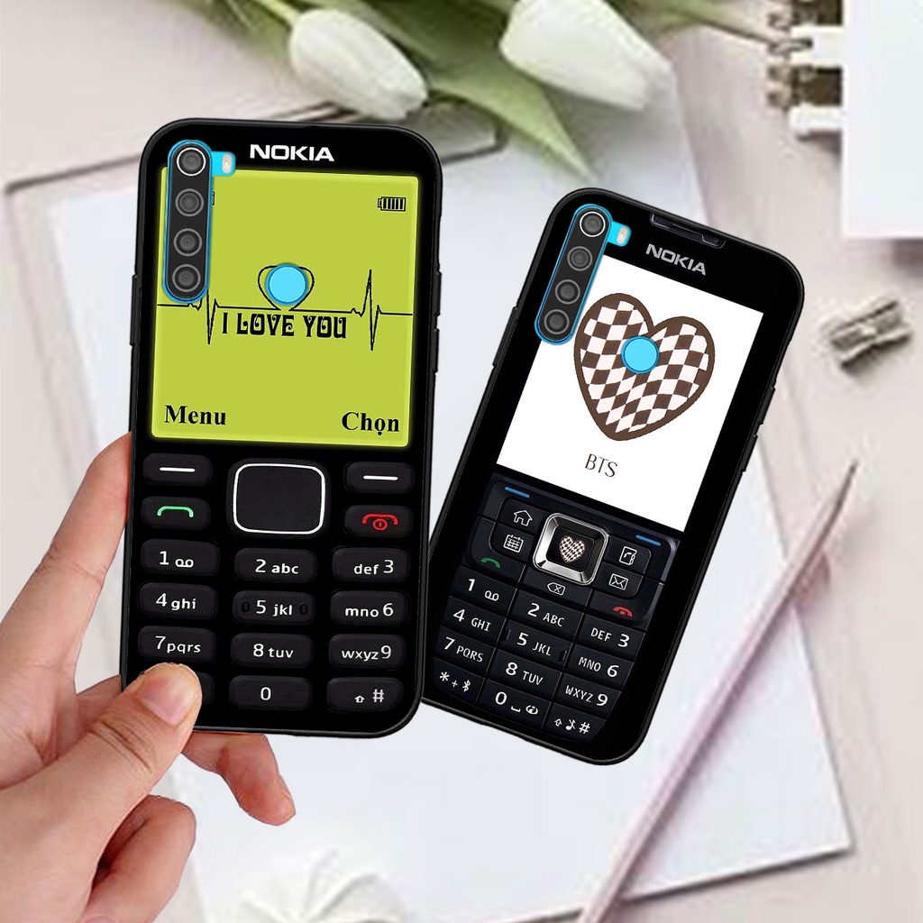 Ốp Xiaomi Redmi Note 8 / Note 8 Pro bộ hình điện thoại nokia huyền thoại , BTS , Vpop cute