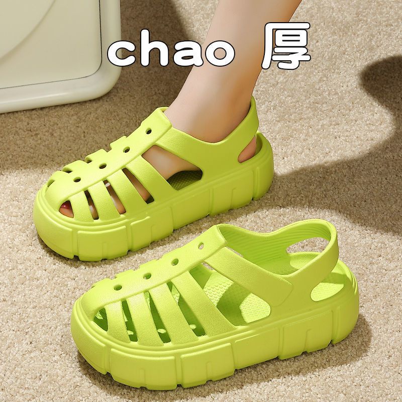 Giày Sandal Đế Dày Chống Trượt Họa Tiết Hoạt Hình Thời Trang Mùa Hè Cho Nữ