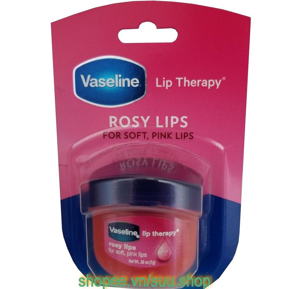 Dưỡng môi Vaseline 7g Lip Therapy - Rosy suu.shop cam kết 100% chính hãng