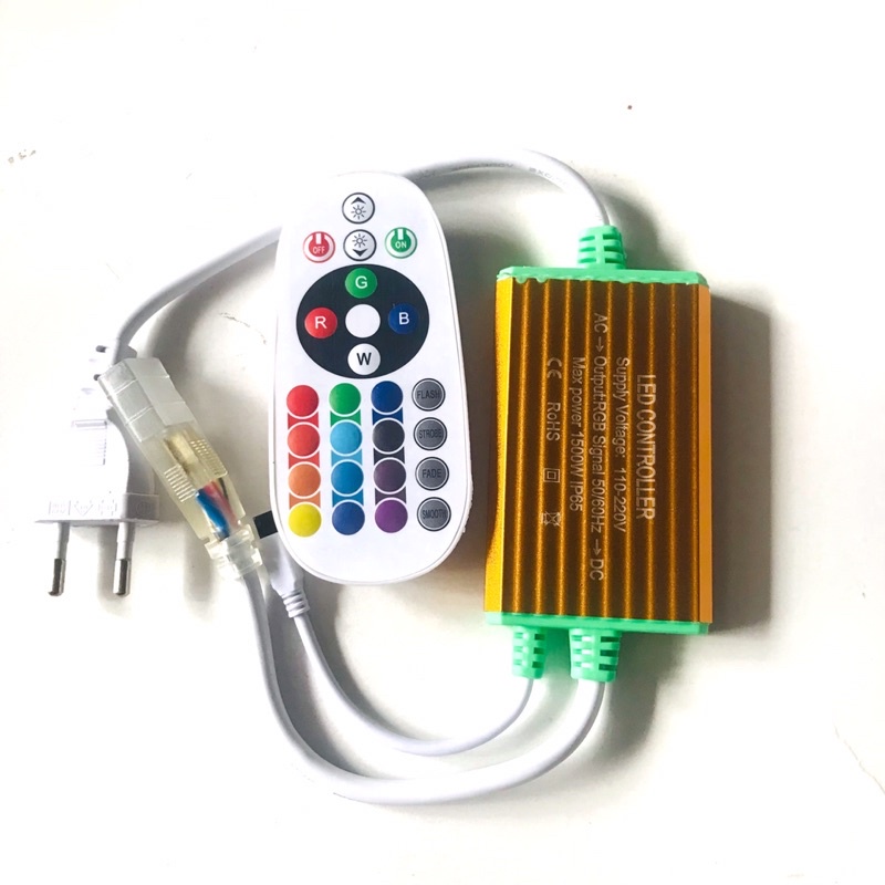 Dây đèn led trang trí ngoài trời, đèn led dây đổi màu 220v