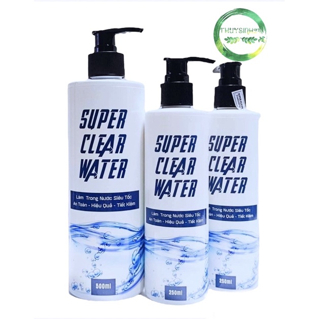 Super Clear Water | vi sinh Micro Bacter | Decomp bacter PVN khử nước bụi | trong nước bể thuỷ sinh extra bio multibio