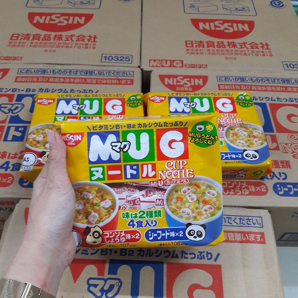 Mì Mug Nhật Bản Nissin dành cho bé ăn dặm