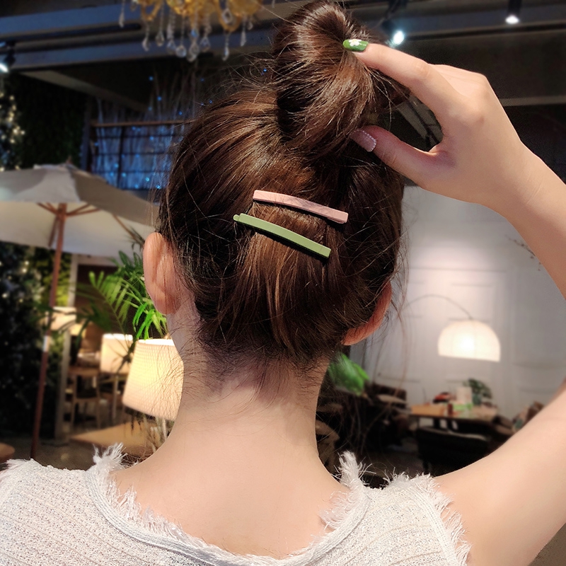 Kẹp Tóc Nữ Kiểu Dáng Đơn Giản Phong Cách Hàn Quốc
