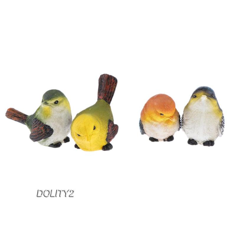 Set 2 / 4 Chú Chim Nhỏ Dễ Thương Trang Trí Nhà Cửa
