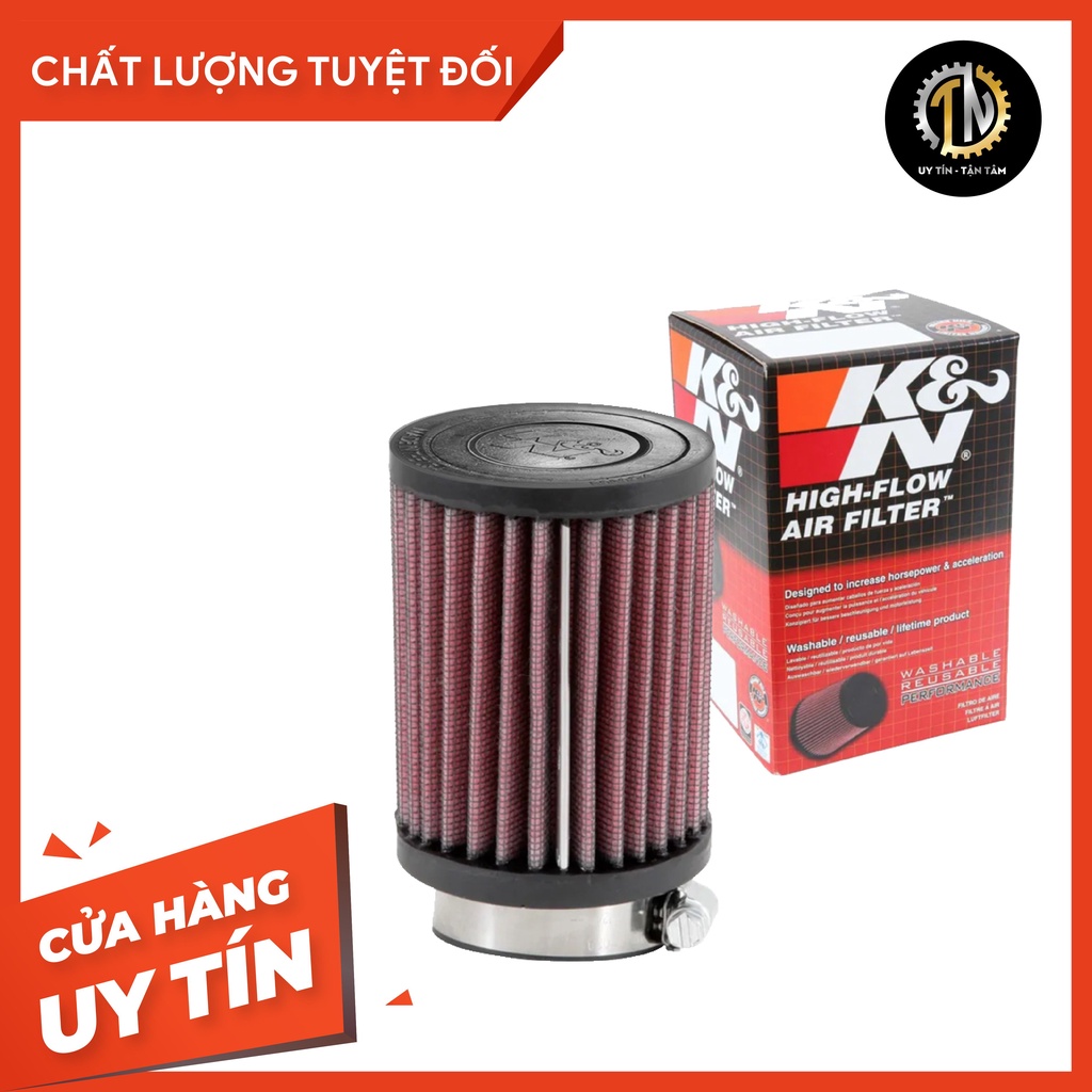 Pô e, lọc gió trụ K&amp;N 1280 chính hãng