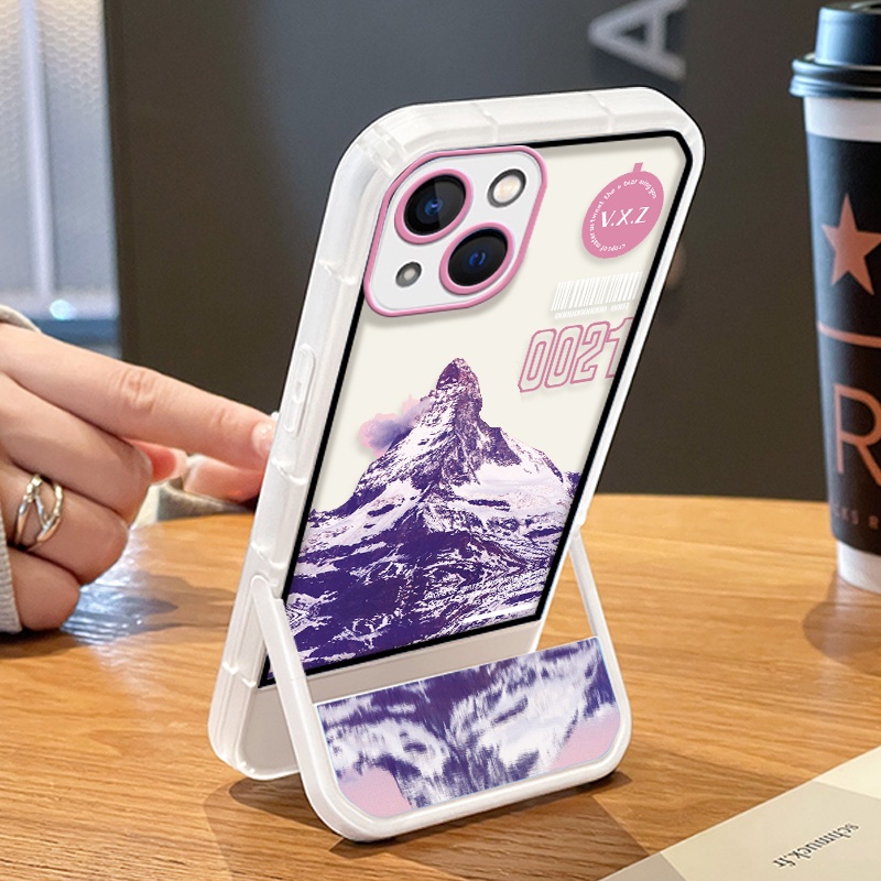 Ốp Điện Thoại Silicon Trong Suốt Chống Sốc Có Giá Đỡ Cho IPhone 11 12 13 Pro Max XS X XR SE 2020 6S 8 7 Plus