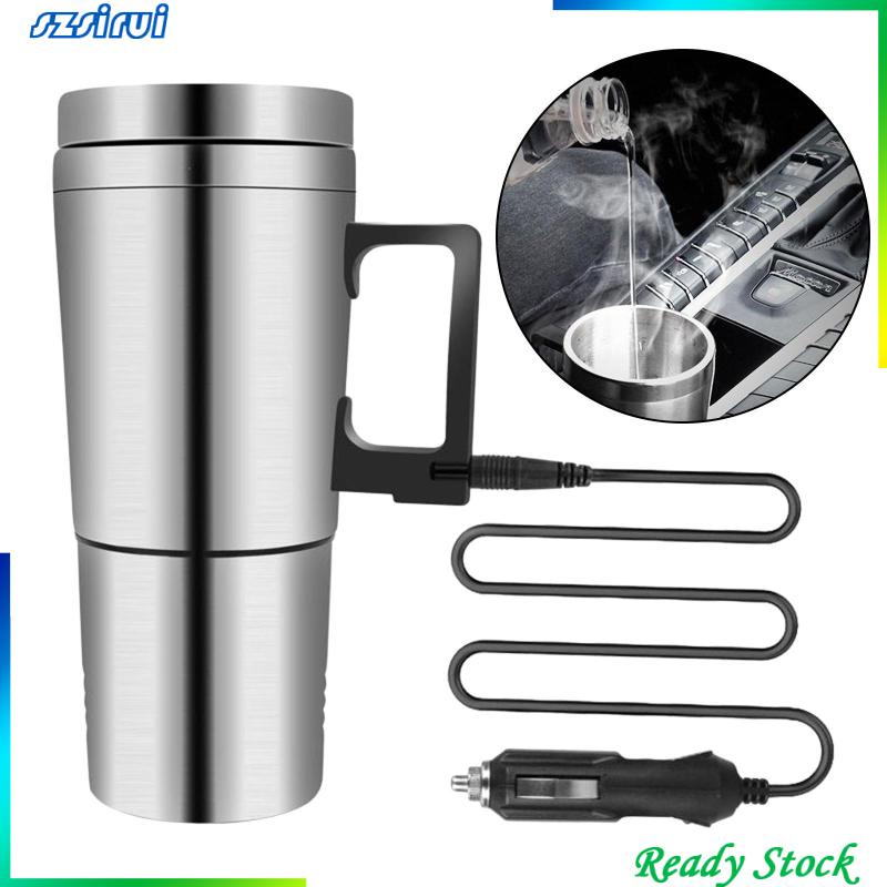 Ấm Đun Nước Điện Bằng Thép Không Gỉ 300ml 12V