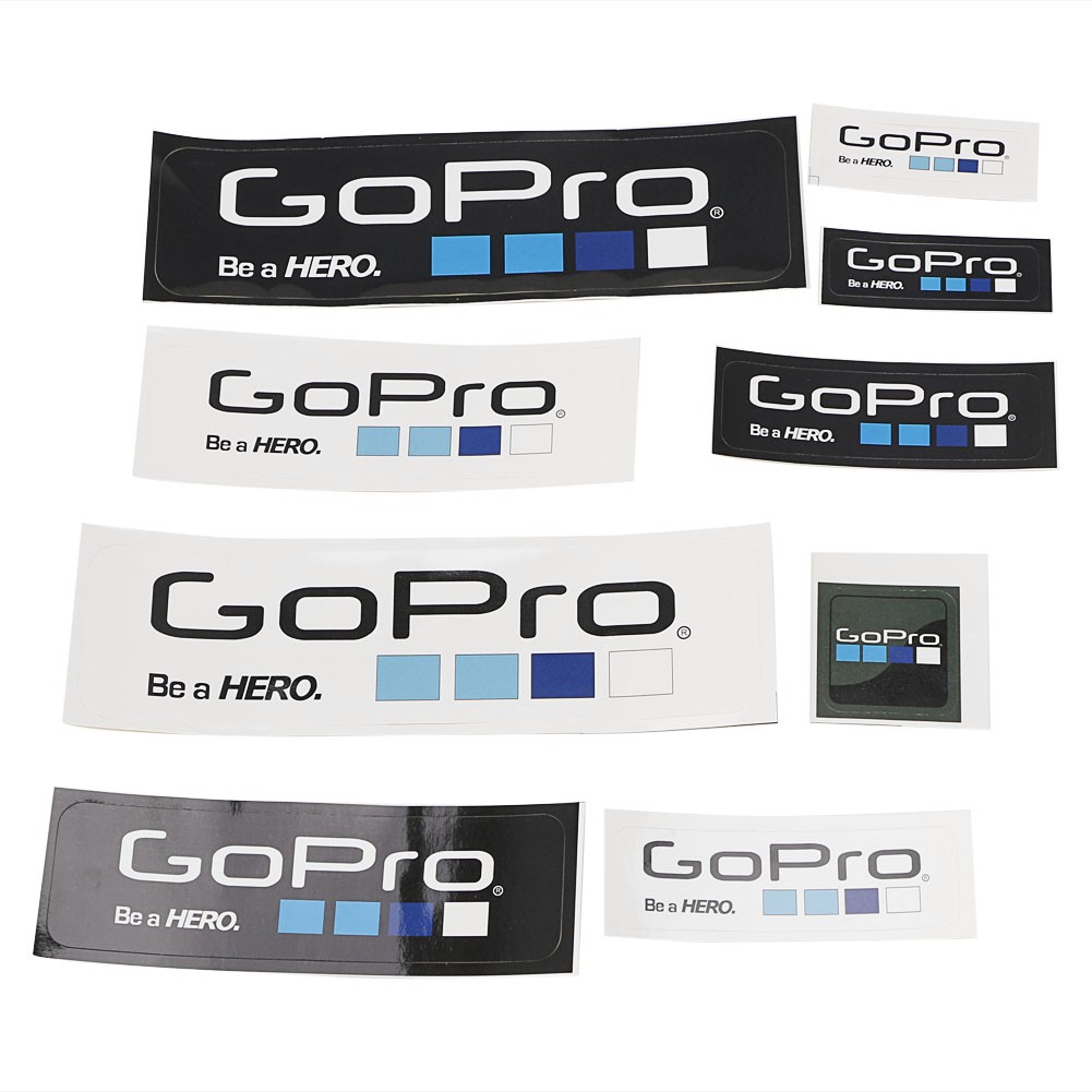 Set 9 Miếng Dán Camera Hành Trình Gopro 5 / 4 / 3 +