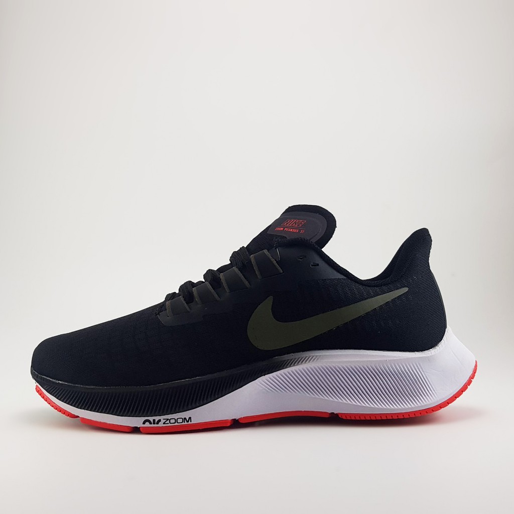 Giày Sneaker Air Zoom Pegasus 37 Black Red - Giày chạy bộ - Giày tập luyện