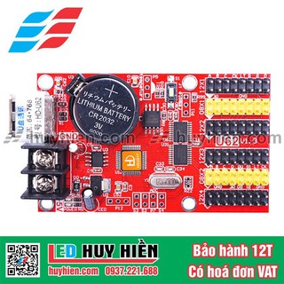 Card hd u62 module led 1 màu, 3 màu