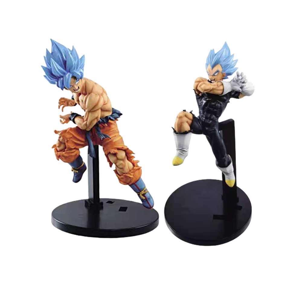 Dragon Ball Super Blue Hair Goku Vegeta Figures Mô hình Đồ chơi sưu tầm
