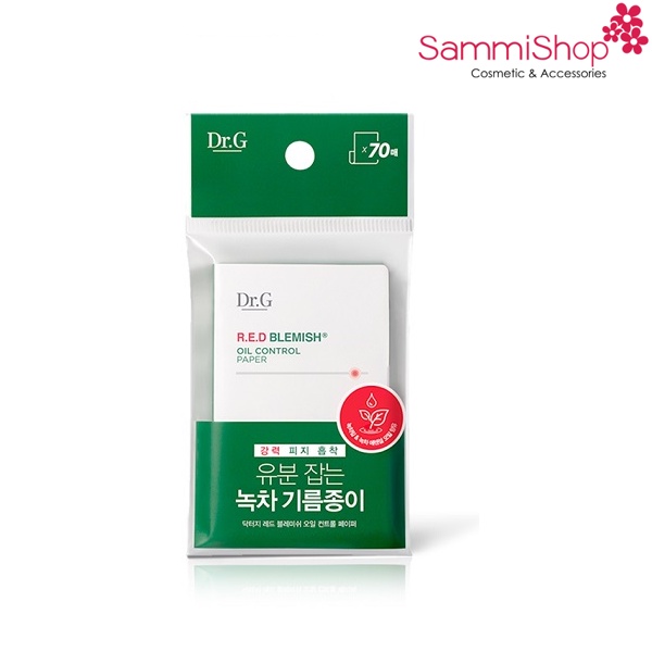 Dr.G Giấy thấm dầu R.E.D Blemish Oil Control Paper 70pcs