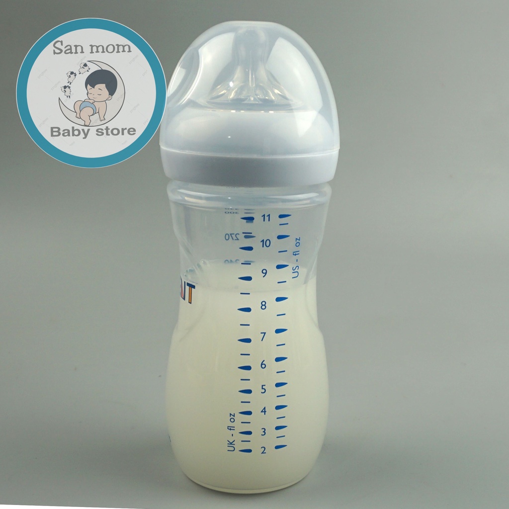 Bình Sữa Avent Natural 125/260/330 ML Chính Hãng Cho Trẻ Sơ Sinh, Nhập Khẩu Anh, Đủ Size Núm 0/1/2/3/4/3+