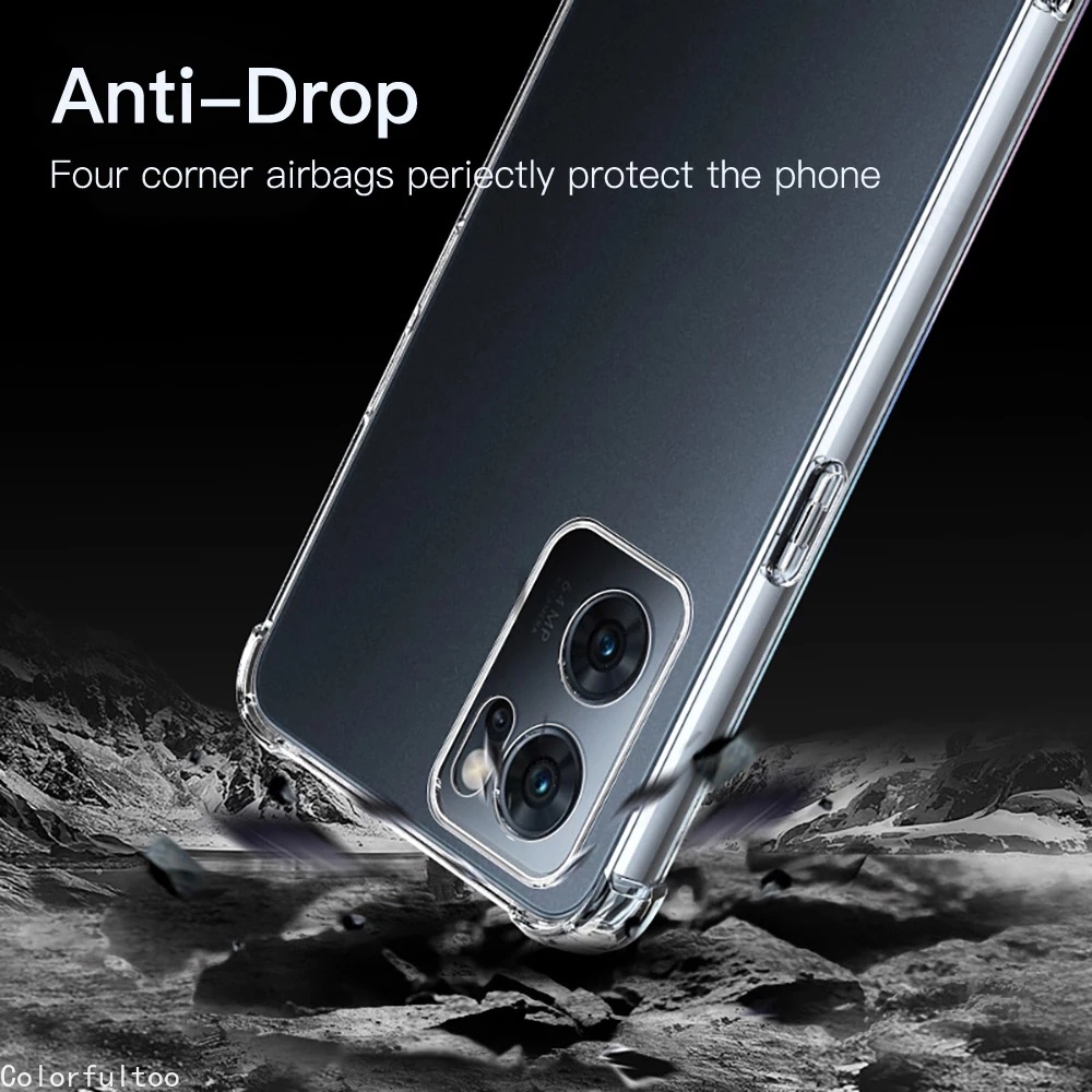 Ốp Điện Thoại Silicone Mềm Trong Suốt Chống Sốc Cho Oppo Reno 7 Pro 7Pro 7Z 6Z Reno6Z Reno7Z Reno7 Reno6 4G 5G