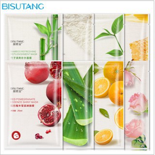 Mặt nạ trái cây dưỡng trắng cấp ẩm giảm mụn mask nội địa cao cấp 8 vị thiên nhiên | BigBuy360 - bigbuy360.vn