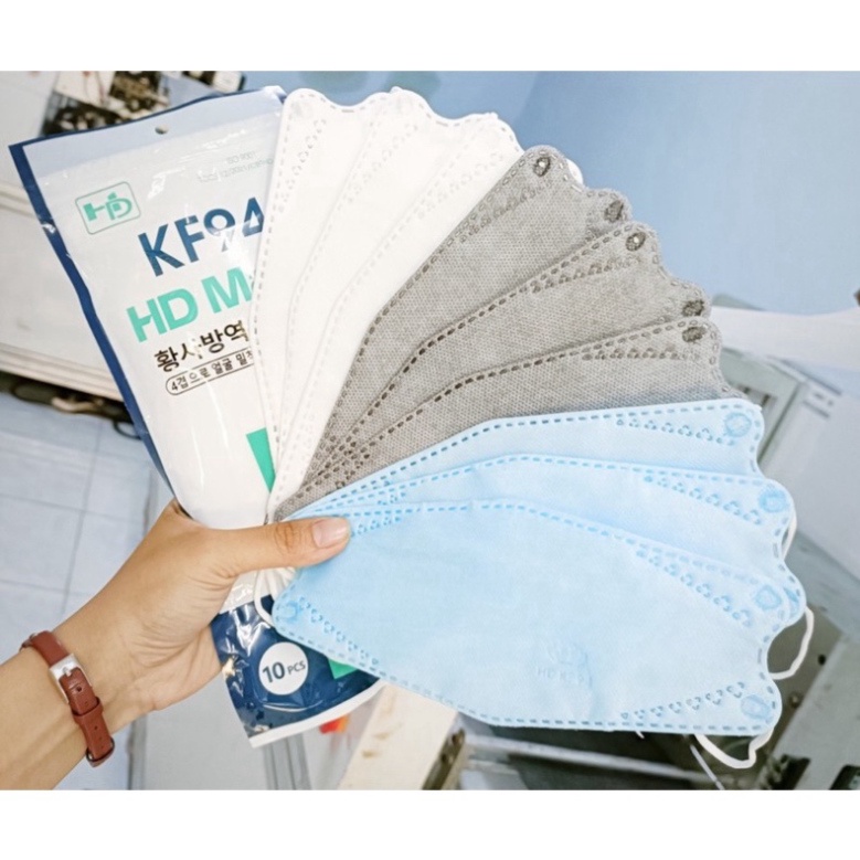 KHẨU TRANG CÁ KHÁNG KHUẨN 4D KF94 ÔM SÁT MẶT LỌC BỤI BẨN KABA