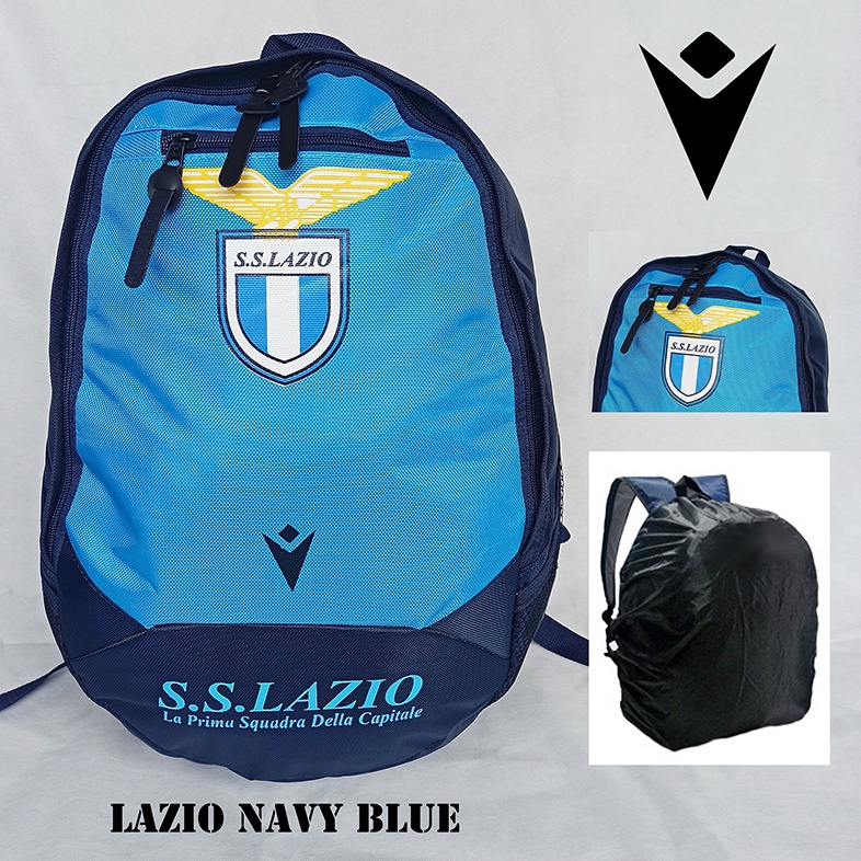Ba lô thể thao / ba lô / túi đi học / đi chơi đá bóng LAZIO (FREE RAINCOVER)
