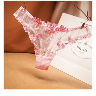 [Che tên] Quần lót lọt khe bikini eo thấp ren sexy nóng bỏng C50