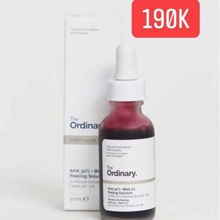 [HÀNG CÓ SẴN] TẨY DA CHẾT HOÁ HỌC PEELING AHA 30% - BHA 2% THE ORDINARY