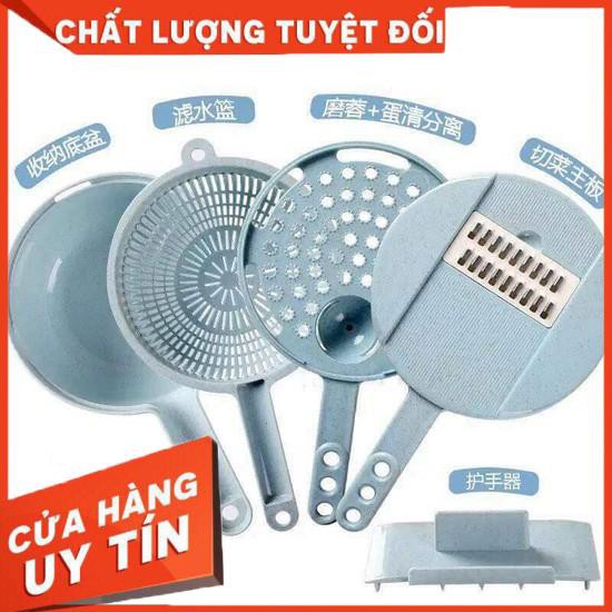 XẢ KHO+FREE SHIP] Bộ dụng cụ đa năng; thái mỏng , nạo sợi băm nhỏ và nạo hình