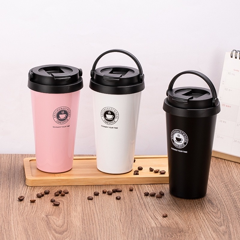 [HOT HOT] Cốc Coffee House Giữ Nhiệt 8-10h 500ml Tiện Lợi