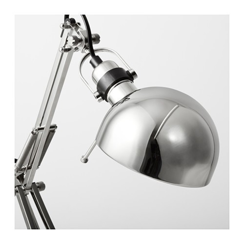 Đèn bàn học làm việc Forsa IKEA - Bạc