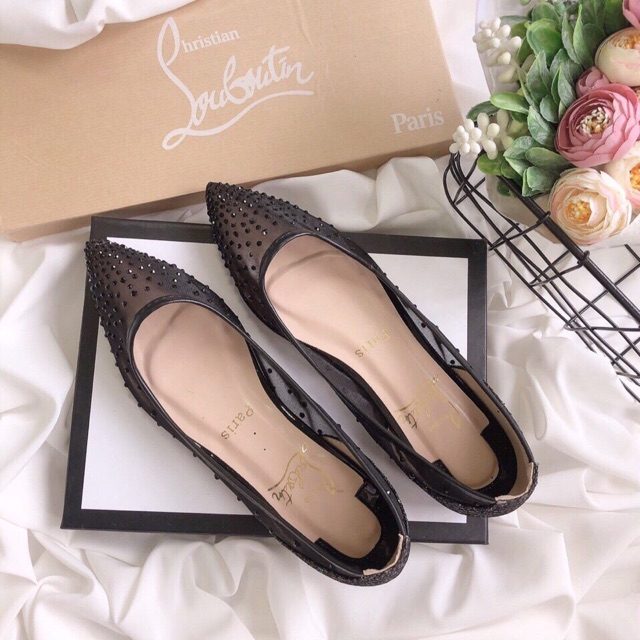 🆘 Bệt Lou.bou.tin Lưới Đính Đá. Fullbox