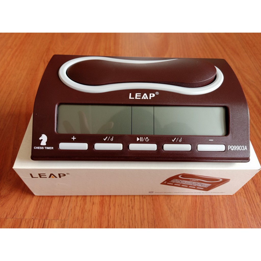 Đồng hồ thi đấu Cờ Vua, Cờ Tướng LEAP PQ9903A - Đồng hồ đánh cờ vua cờ tướng tiêu chuẩn quốc tế chính hãng