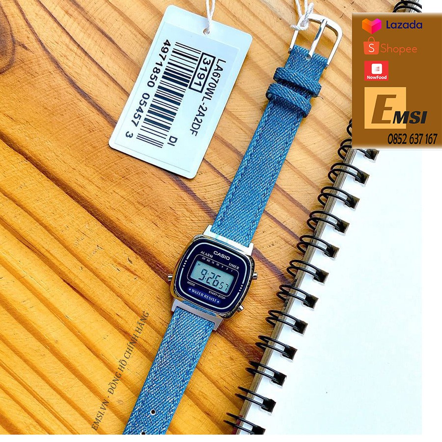 Đồng hồ Casio Nữ Vintage LA670WL-2A2DF