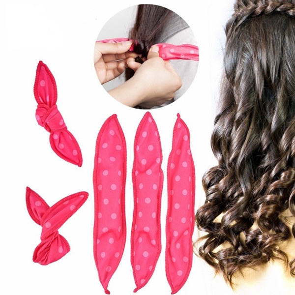 Set 30 Lô Uốn Tóc Không Nhiệt Mềm Mại Dùng Khi Ngủ ,DIY, dụng cụ hỗ trợ làm xoăn tóc tiện lợi