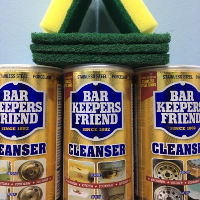 CHẤT LÀM SẠCH VÁCH KÍNH, ĐÁNH BÓNG XOONG NỒI, THIẾT BỊ VỆ SINH- BAR KEEPERS FRIEND