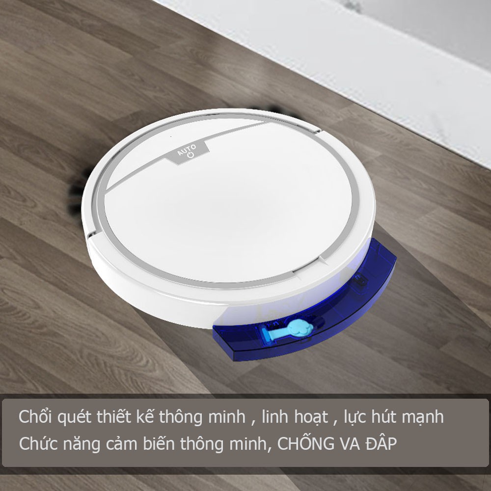 (DEAL SỐC) Robot hút bụi lau nhà, Robot hút bụi lập trình dọn dẹp, Hút, Quét, Lau, Cảm biến thông minh,1 Đổi 1 MỚI RS300 | BigBuy360 - bigbuy360.vn