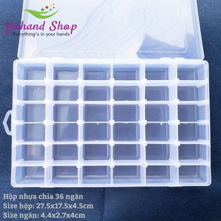 Hộp nhựa chia 36 ngăn