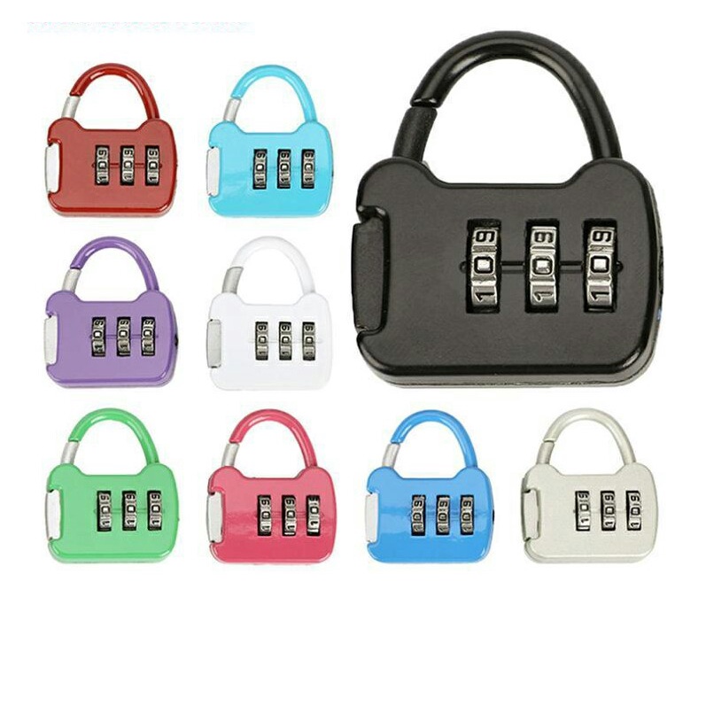 Ổ Khóa Số Mini Dùng Khóa Hành Lý, Balo, Túi Xách An Toàn