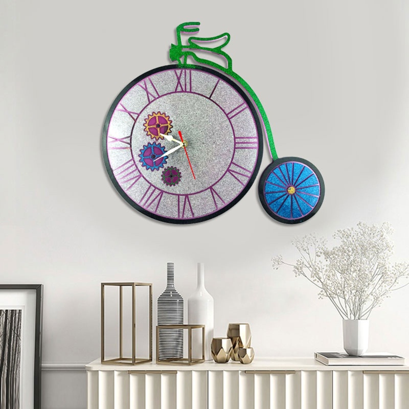 Khuôn Silicone Hình Đồng Hồ Treo Tường Trang Trí