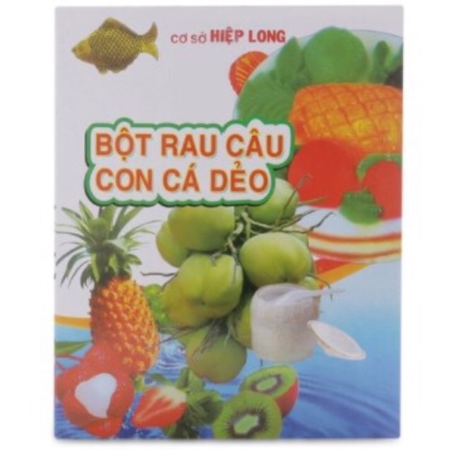 Rau câu cá dẻo hộp 12 gói mỗi gói 6 g