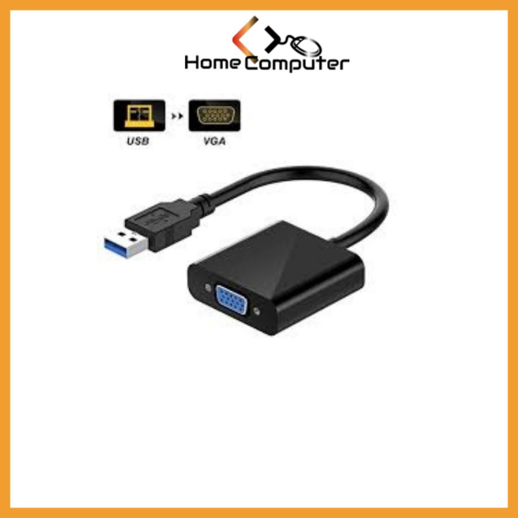Cáp Chuyển Đổi, Cáp Chuyển USB 3.0 Sang VGA, USB to VGA - Truyền Tín Hiệu Tốc Độ Cao - Home.mall