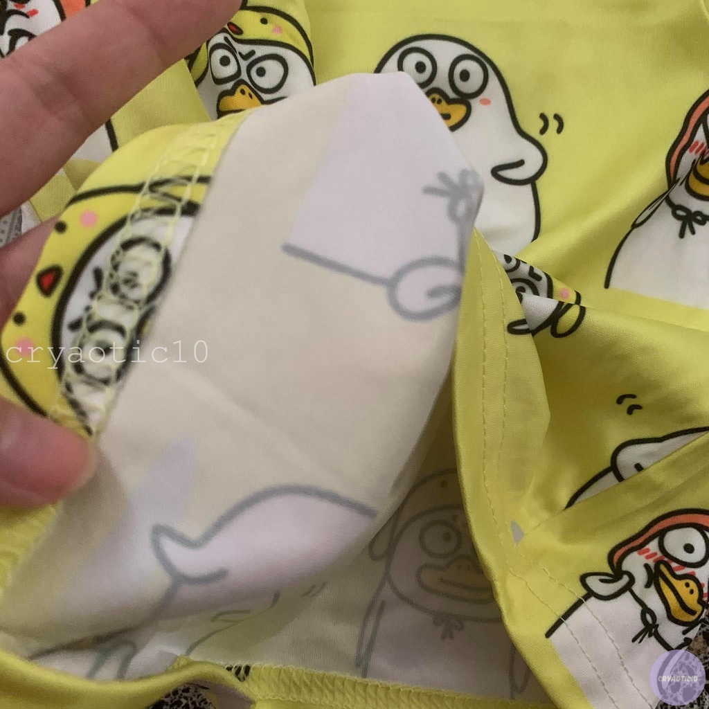 Quần short cartoon hoạt hình thun mát unisex cryaotic10