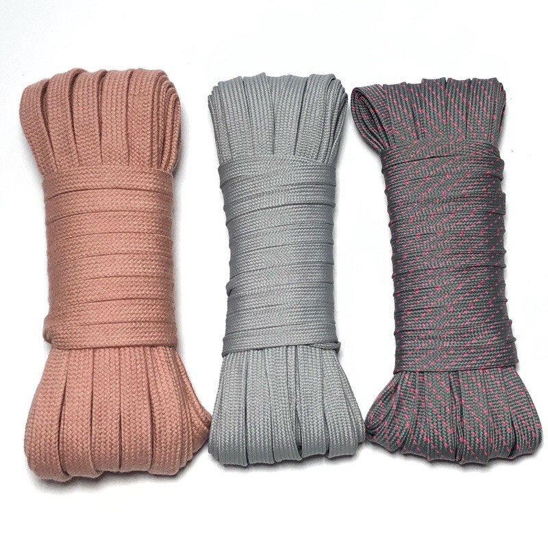 10 mét - Dây dẹp 1cm dùng làm macrame, handmade & căng lều trong đk gió bình thường