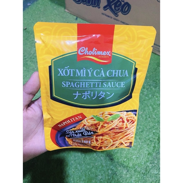 Sốt mì ý vị thịt bò bằm, vị cà chua