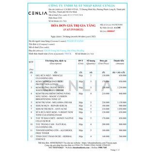 SỮA RỬA MẶT CENLIA (BẢN MỚI 2023)