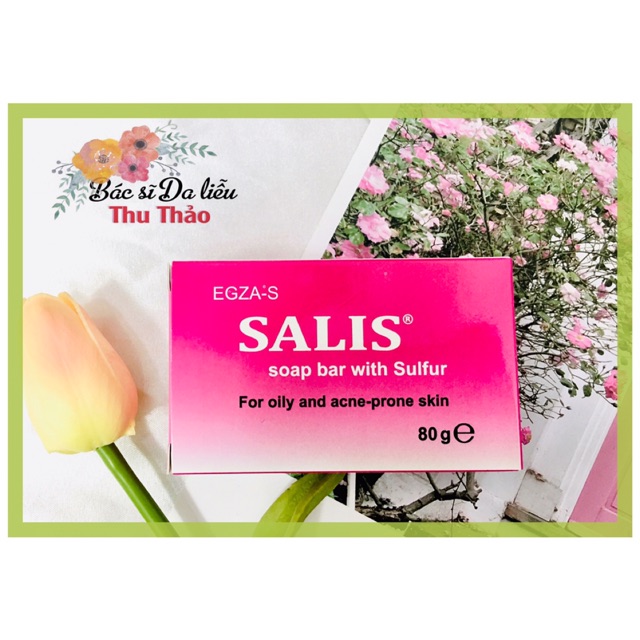 XÀ PHÒNG SALIS SOAP BAR HỖ TRỢ GIẢM MỤN - DÀY SỪNG NANG LÔNG