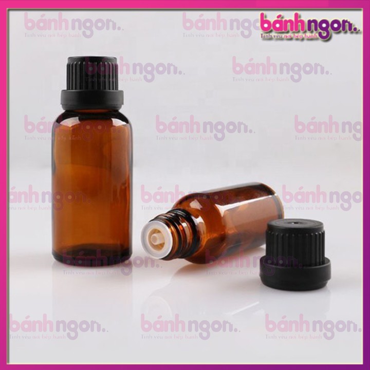 Bộ 10 Chai Thủy Tinh 50ml Đựng Tinh Dầu Nhỏ Giọt 20ml