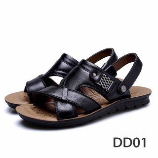 Dép Da Nam Cao Cấp Có Quai Ngang [ Giá Cực Sốc ]