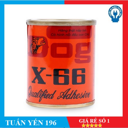 Keo lon con chó (keo đa năng) Dog X-66 200ml [TUẤN YẾN]